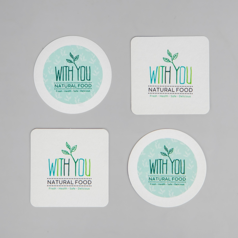 【數位印刷】杯墊紙-圓形/方形