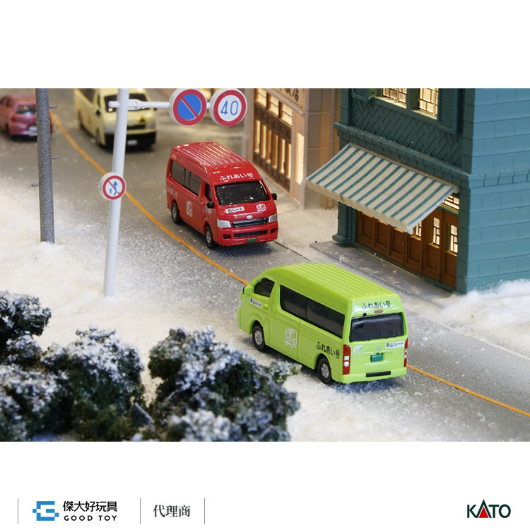 KATO 23-651C 車輛 Toyota Hiace 豐田海獅SL 社區巴士 (4輛)