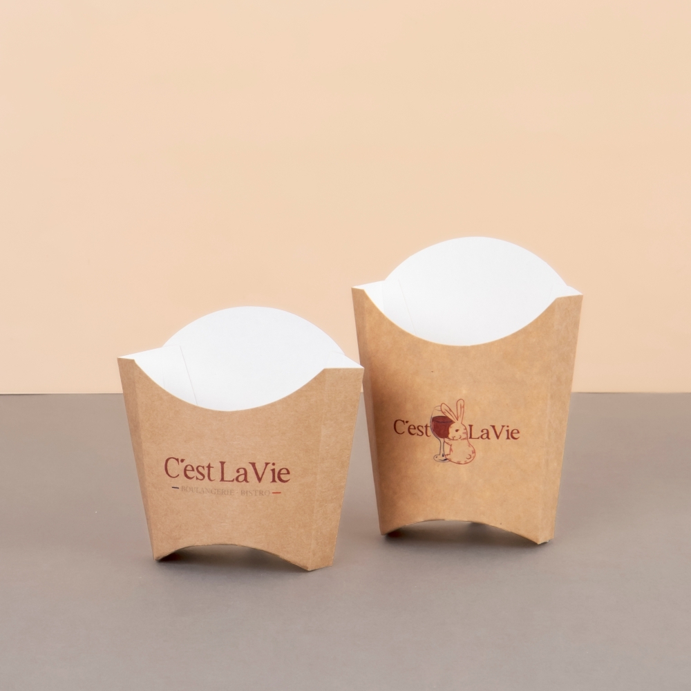 【數位印刷】牛卡紙薯條盒