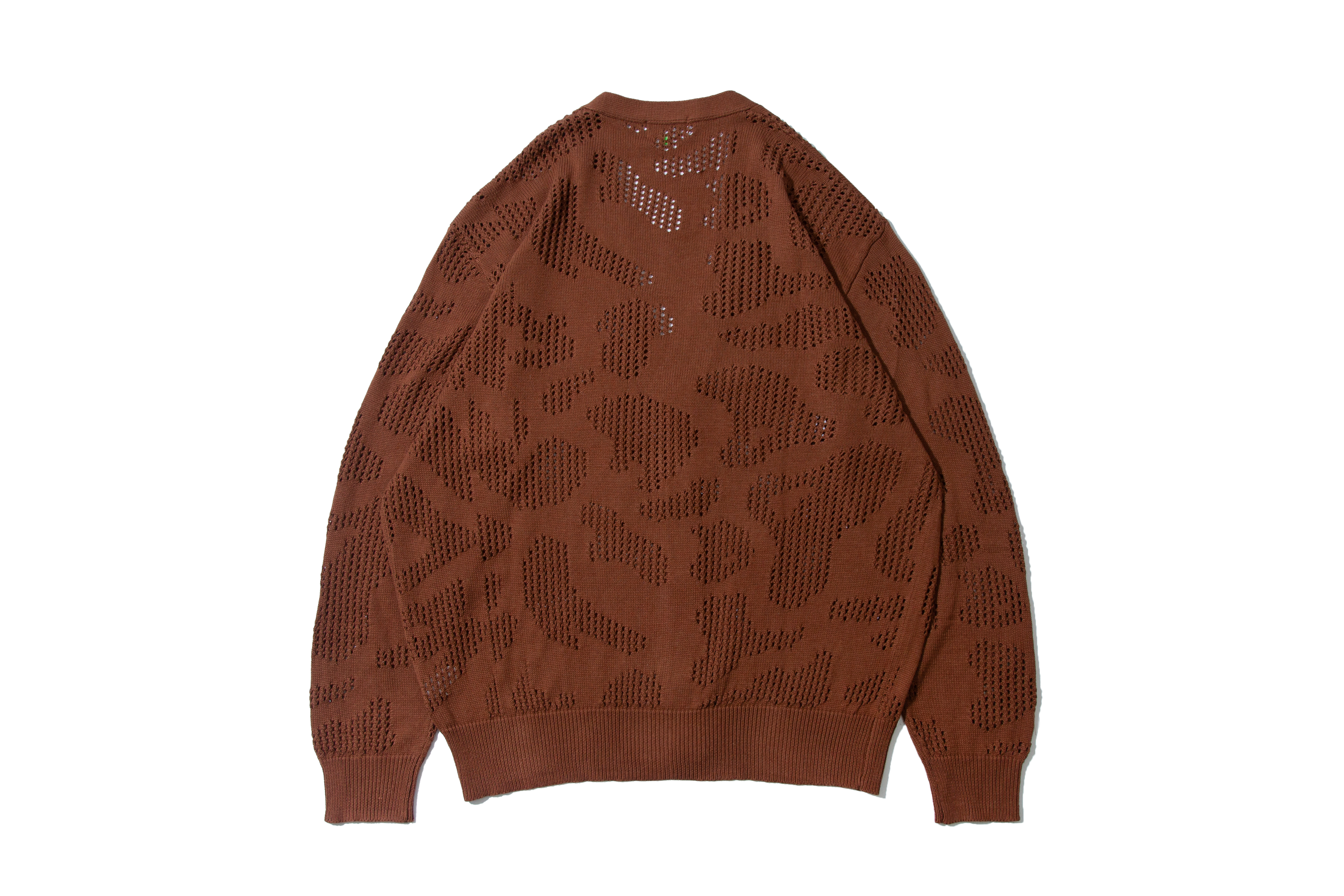 DeMarcoLab "CAMO VENT KNIT CARDIGAN" (Bronze)