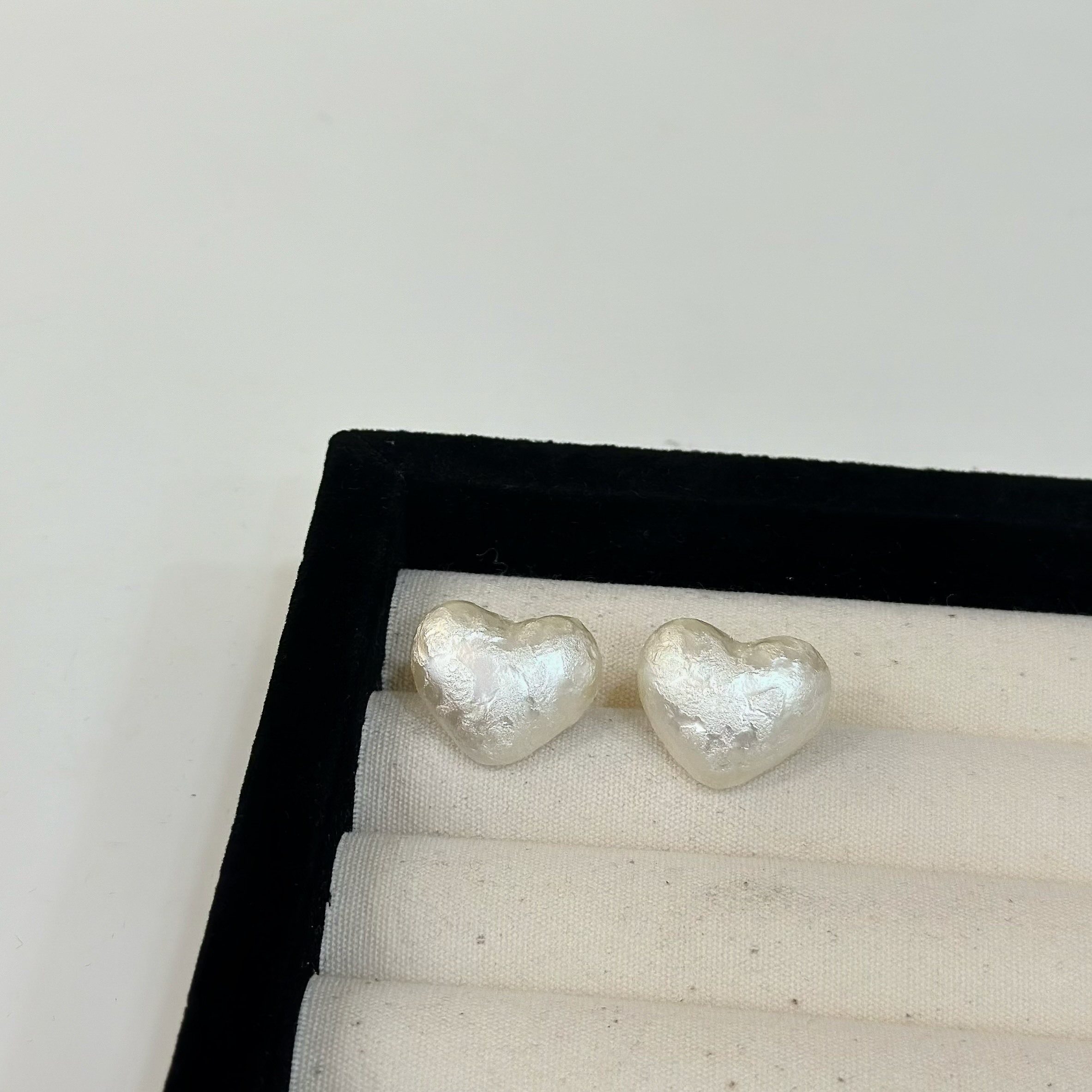 柔情．棉花珍珠耳貼