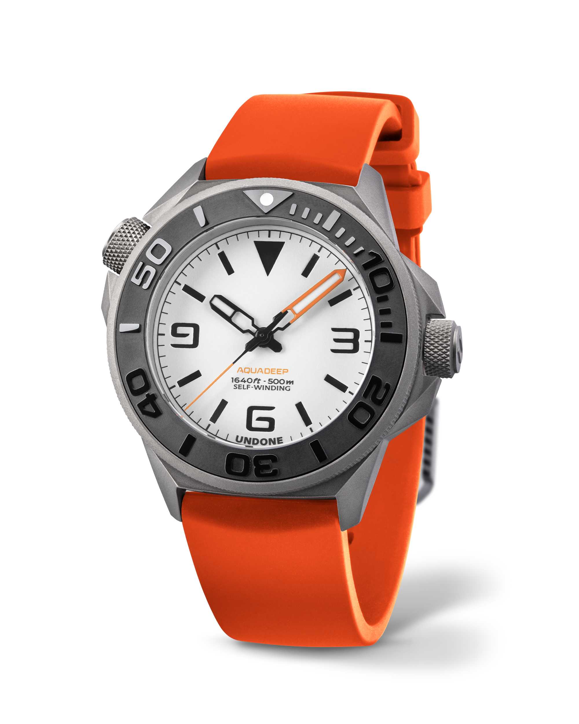Aqualume Orange Rubber Automatic