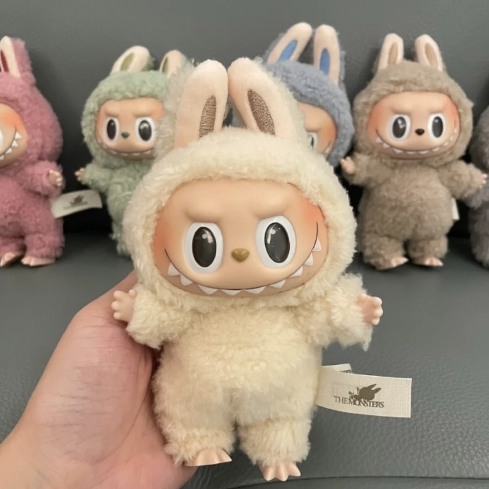 泡泡瑪特POPMART LABUBU THE MONSTERS 盲盒 "單盒"心動馬卡龍小怪獸 搪膠臉系列鑰匙圈