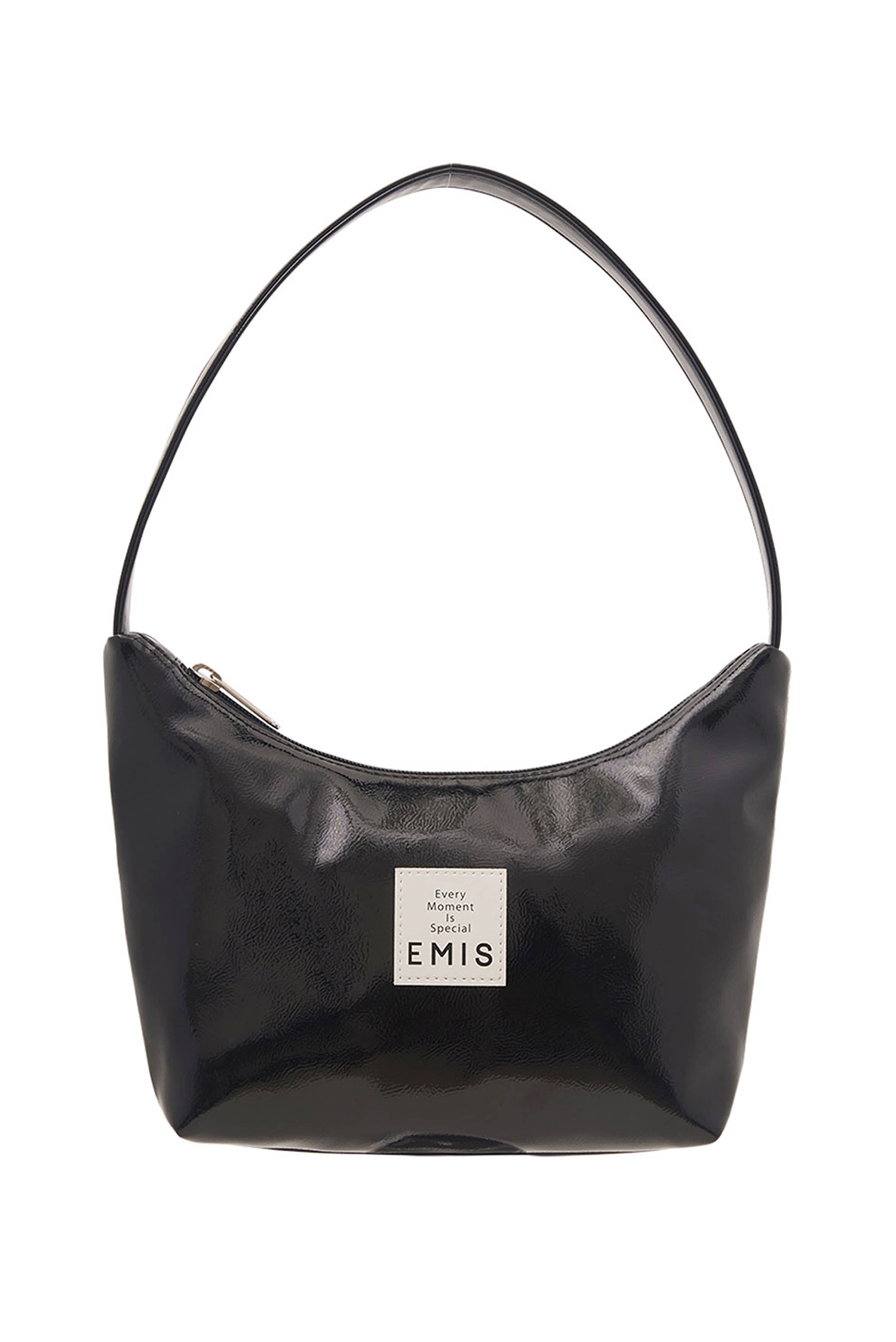 EMIS NEW ENAMEL HOBO BAG