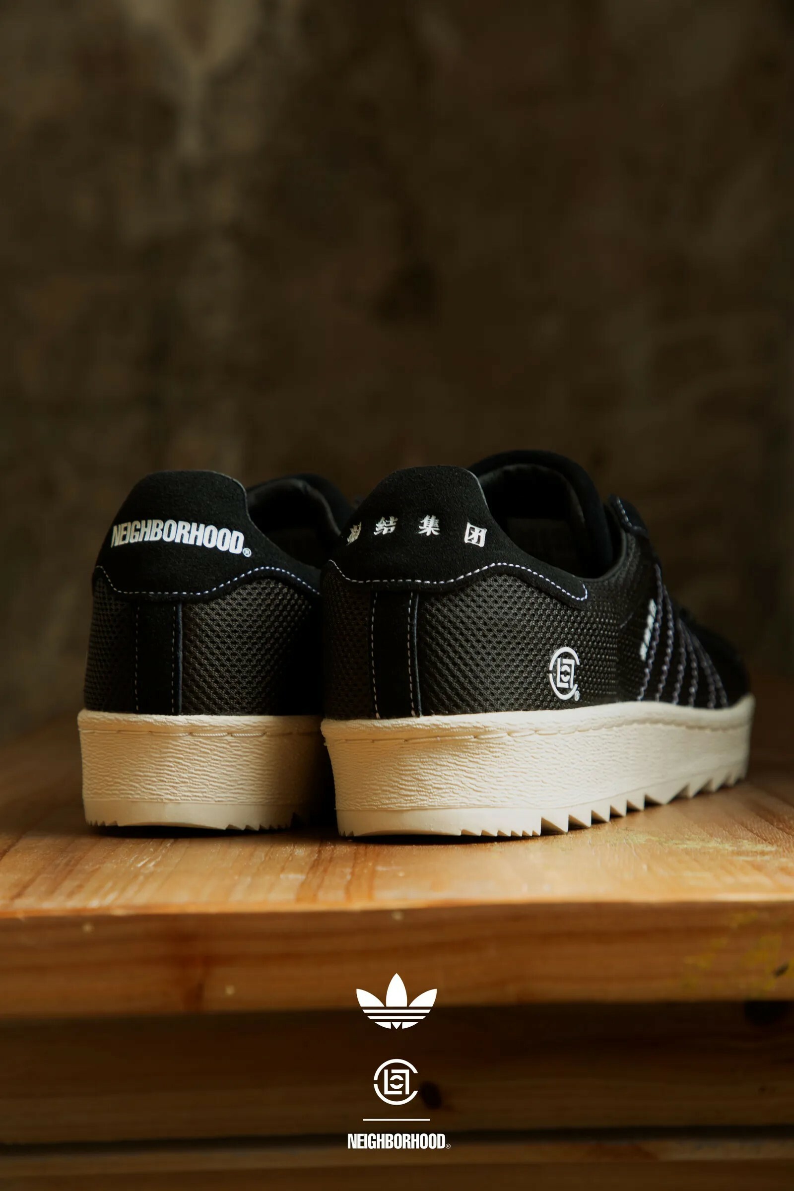 CLOT X NEIGHBORHOOD X ADIDAS SUPERSTAR 三方聯名 陳冠希 黑呼吸 IE8879