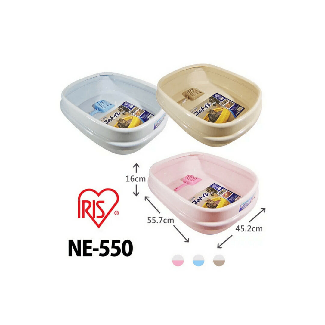 日本IRIS-單層貓砂盆NE-550(青/茶/桃/白/棕)