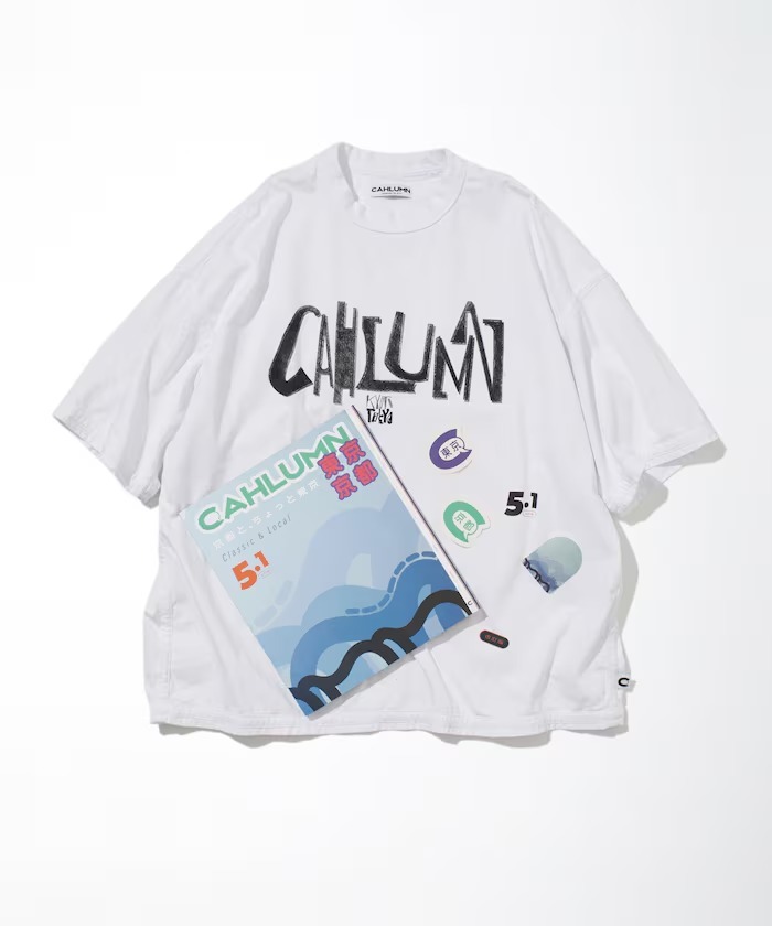 {現貨} CAHLUMN ZINE5.1+ CAHLUMN LOGO Reversible T-Shirt