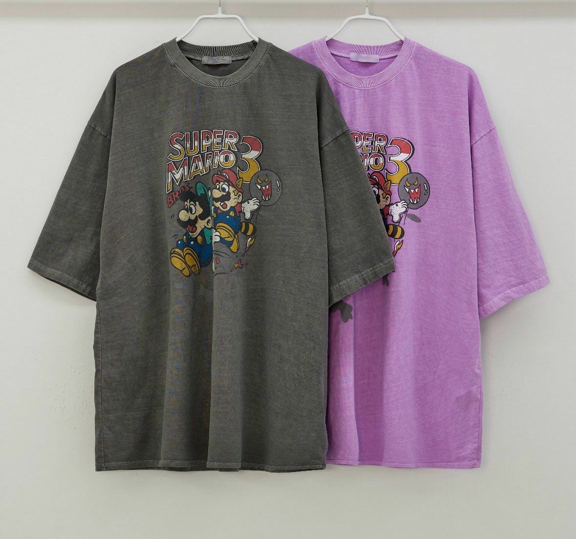 卡通圖案英文字短袖Tee T5400