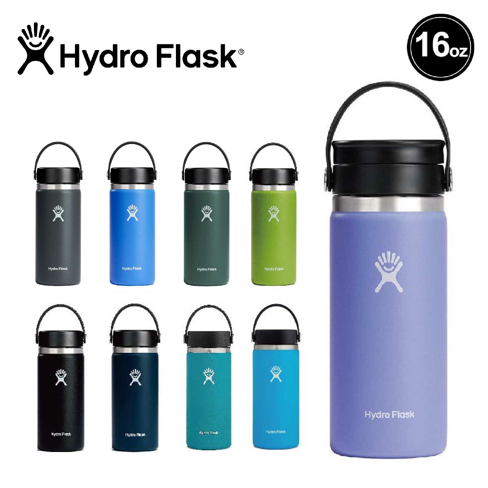 Hydro Flask 美國 16OZ/473ML 寬口不銹鋼保溫瓶 (多色) 保冷/雙壁真空絕緣技術/不含雙酚A 52HF16BTS