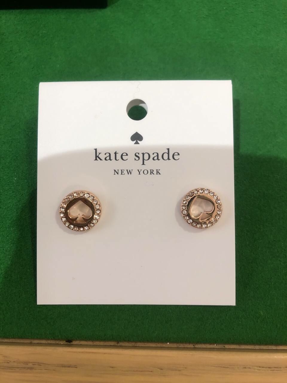 [S] KATE SPADE O0RU2605 SPOT THE SPADE,CLEAR/ROSE, 196021477072 (SKS1028)