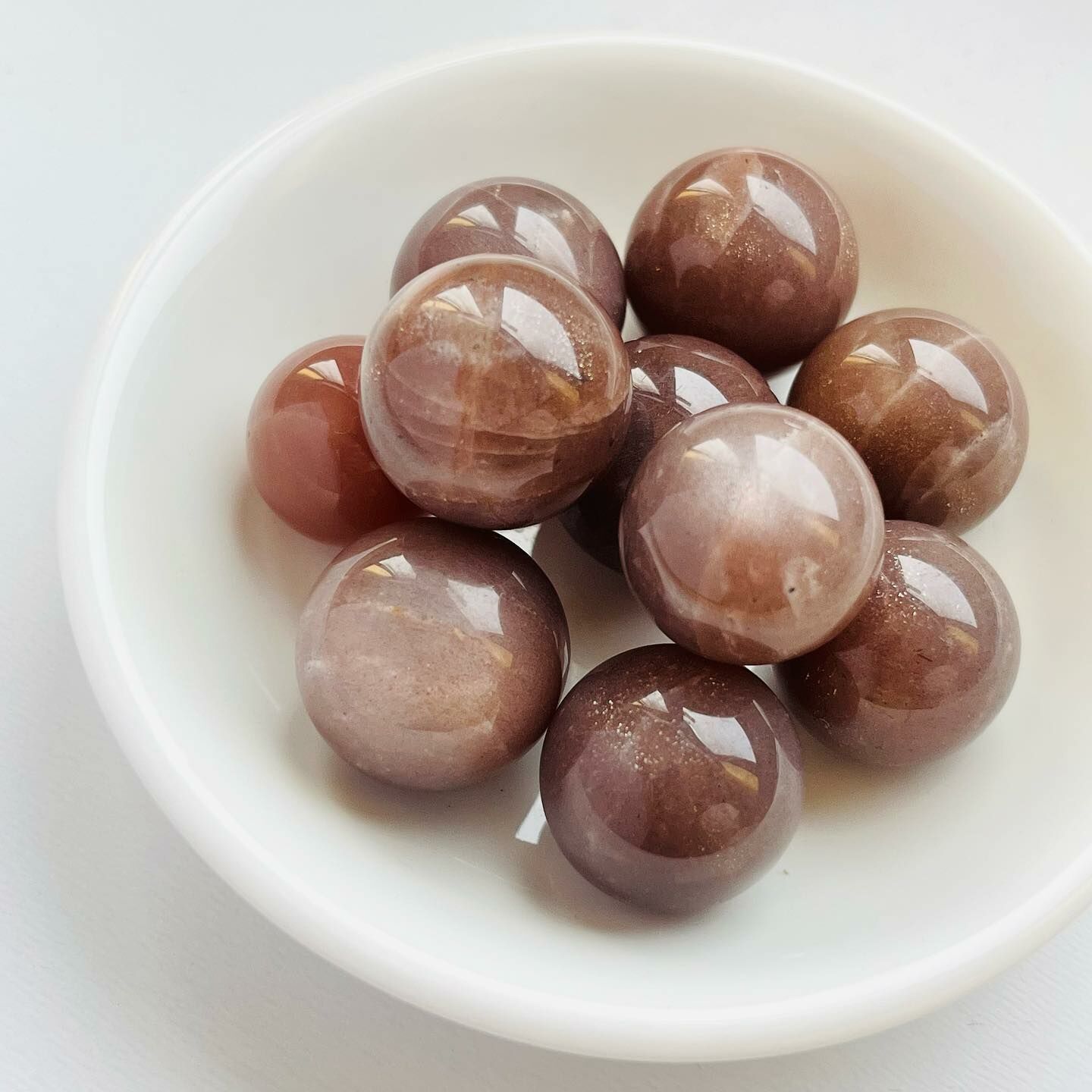 [原石] 橙太陽石 水晶小球