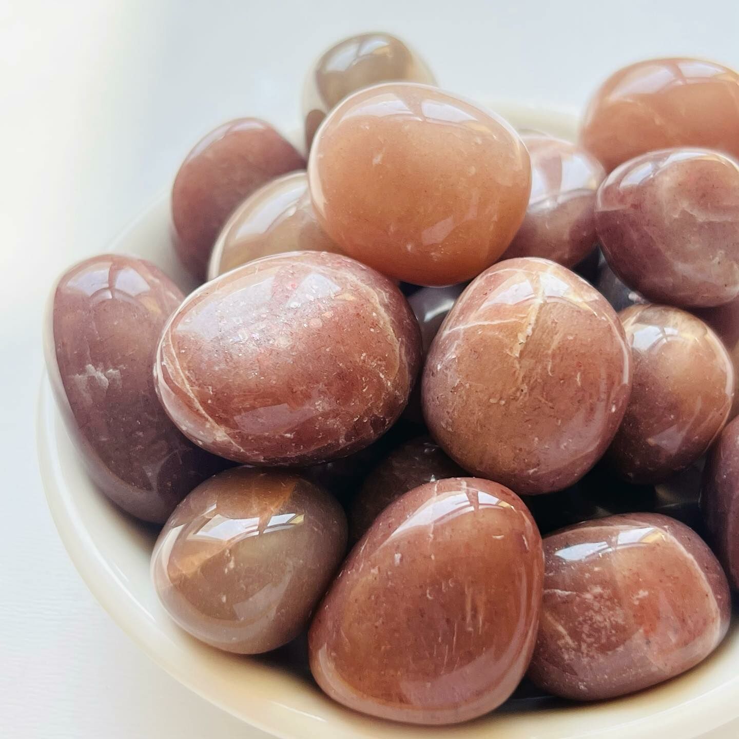 [原石] 橙太陽石 水晶滾石