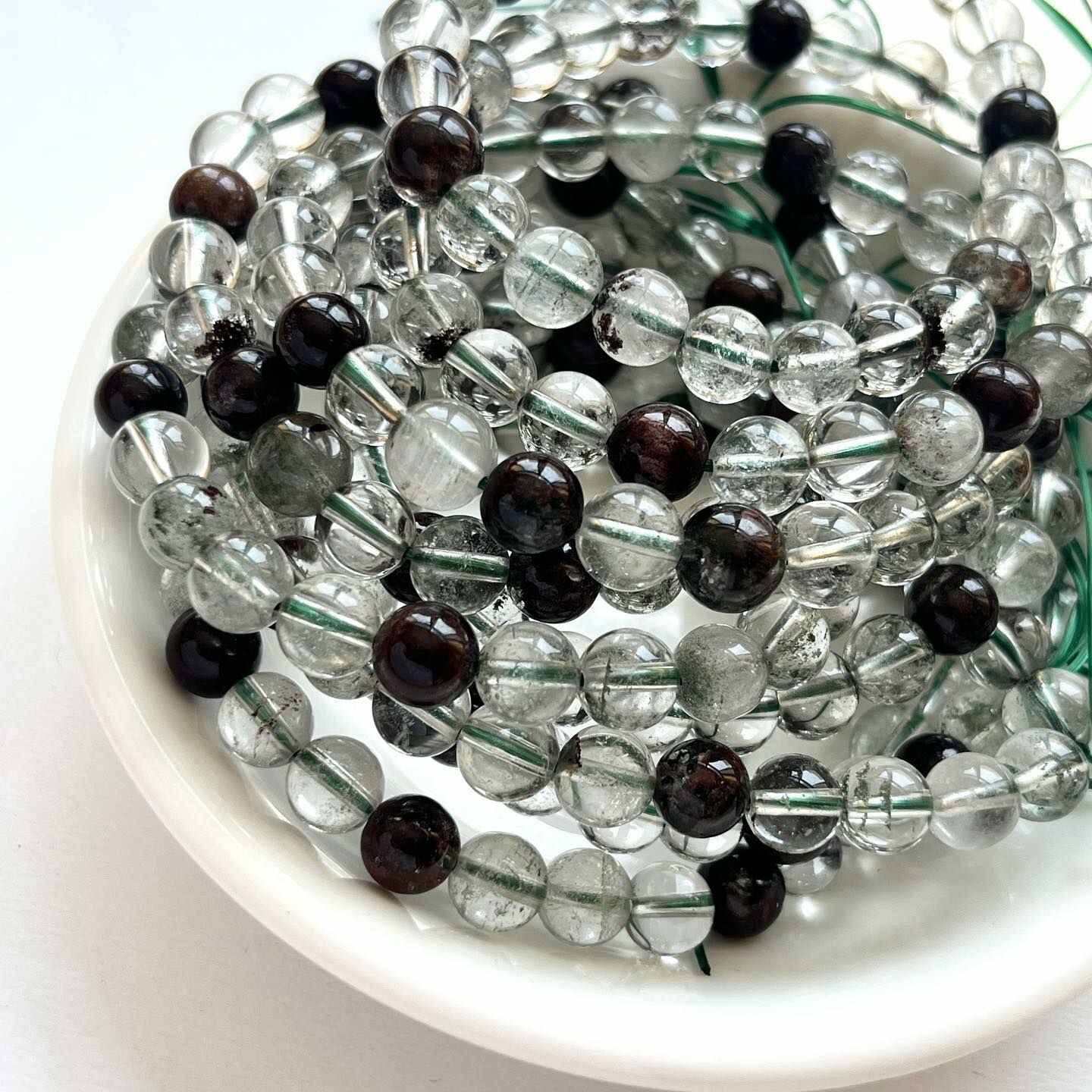 [原石] 幽靈水晶 水晶手串