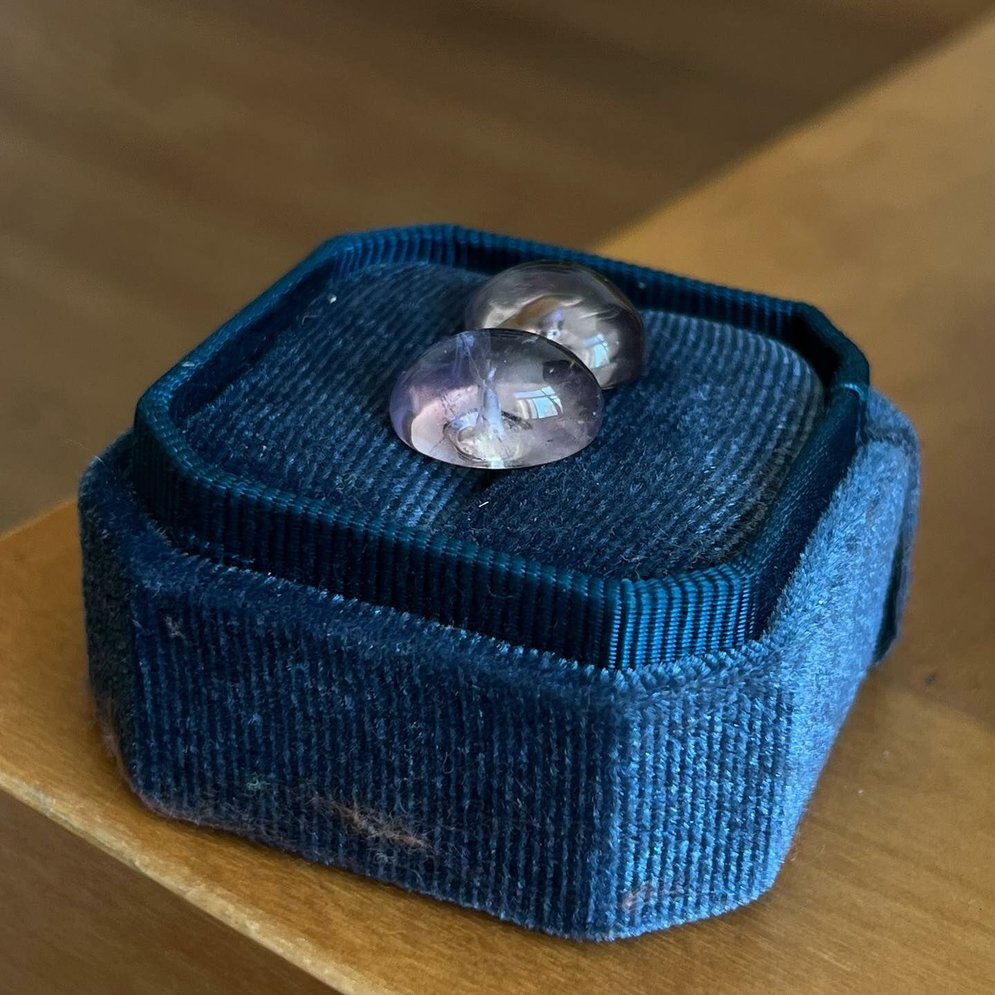 [原石] 達畢茲紫水晶 925銀 水晶耳環