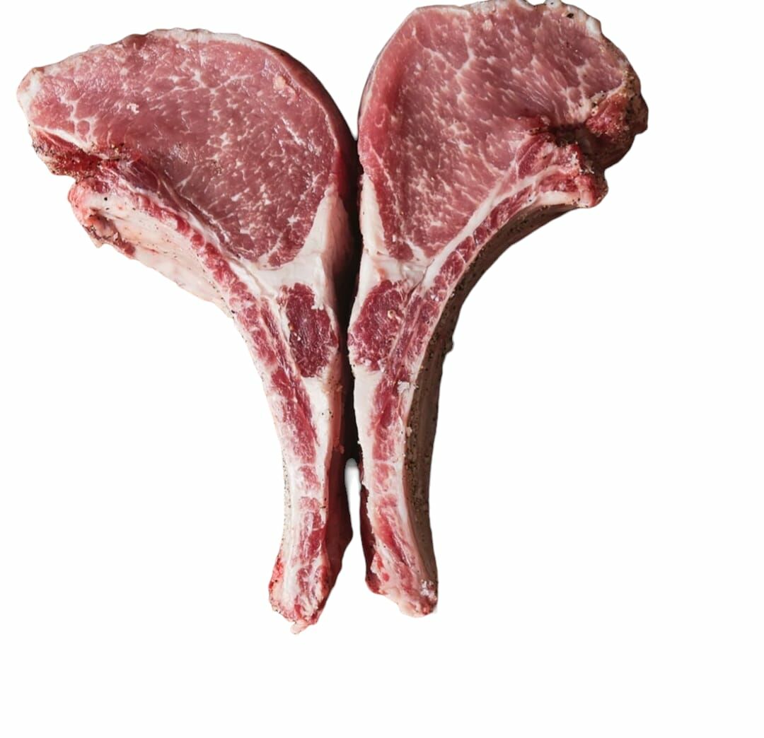 西班牙BEHER Iberico Bellota級黑毛豬帶骨豬扒 250g