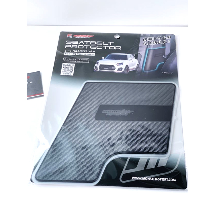 MONSTER SPORT CARBON B柱防刮貼 SUZUKI SWIFT SPORT ZC33S 2018-