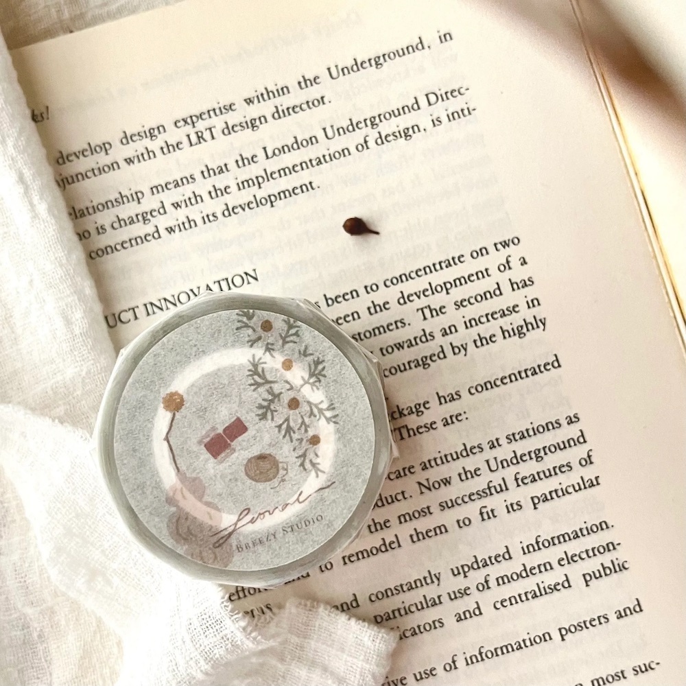 微瘋畫室 Breezy Studio | お花屋さん-別院  5cm PET膠帶