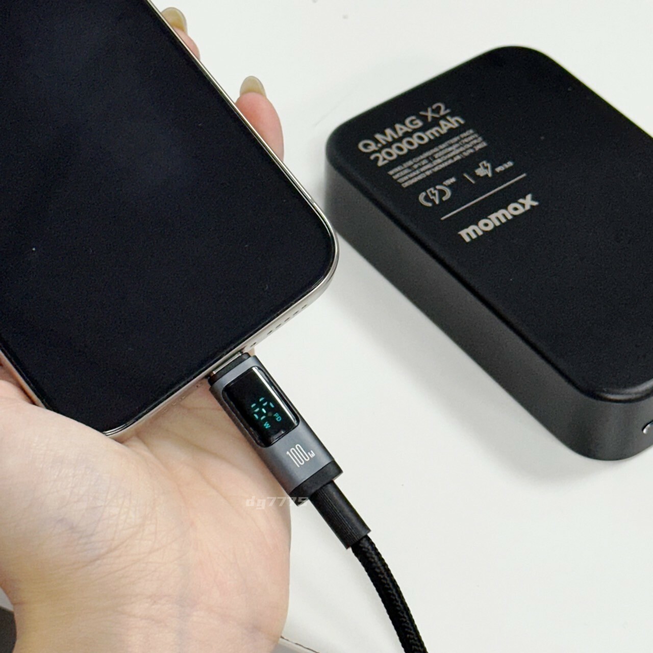 #現貨  DG7775自訂款 > 超強充電線 隨顯螢幕 快充 充電線 蘋果/安卓系列皆可使用