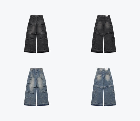 SENSE Side Panel Bootscut Denim Pants