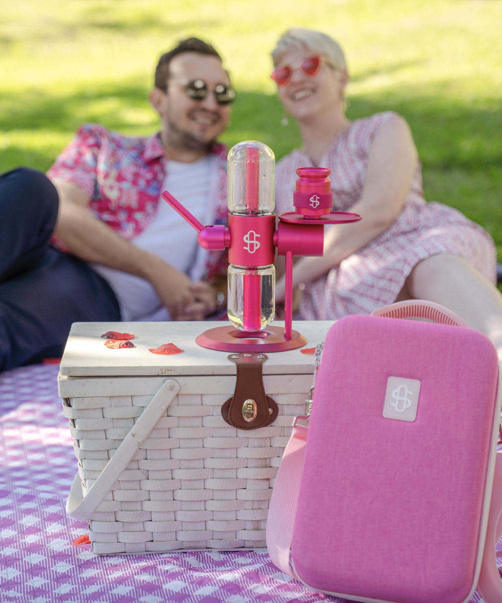 Stundenglass 翻轉重力壺「 Kompact Pink 迷你版 」