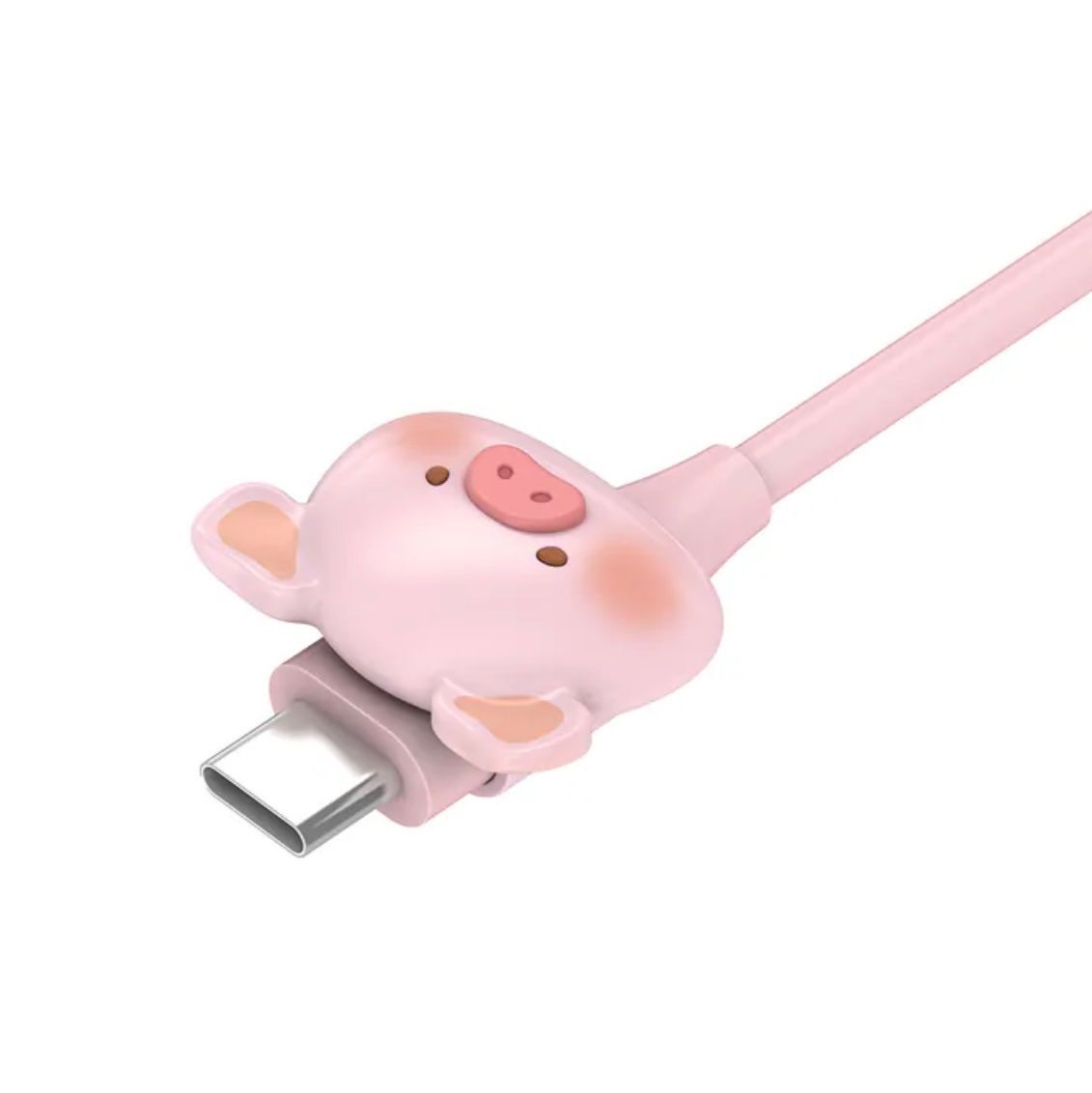 XPower x 罐頭豬Lulu LUAC 3D造型USB-A Type-C傳輸充電線