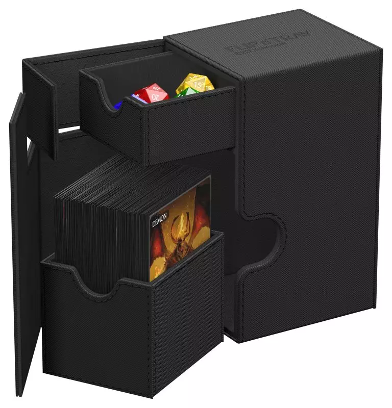 Ultimate Guard FLIP ‘N‘ TRAY XENOSKIN 80+ - Black