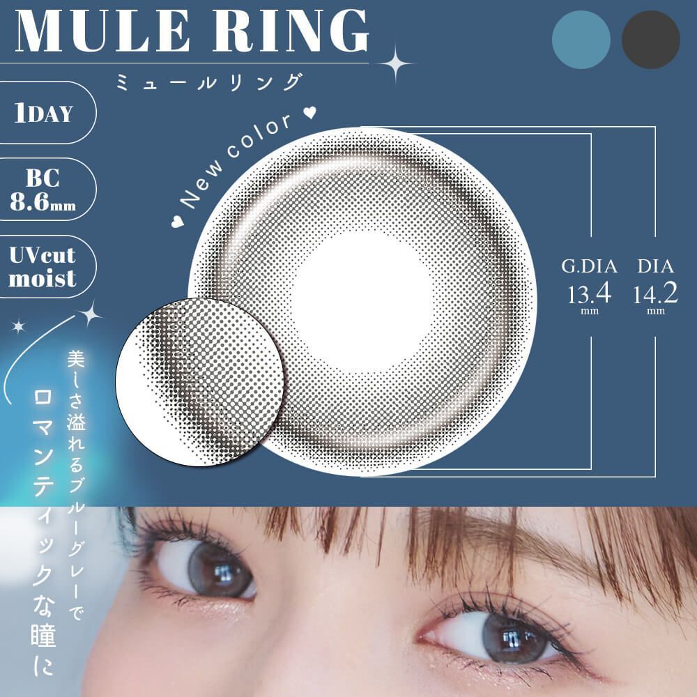 [日拋] Eye closet 1 Day View Rosetta Mule Ring 彩妝隱形眼鏡｜每盒10片