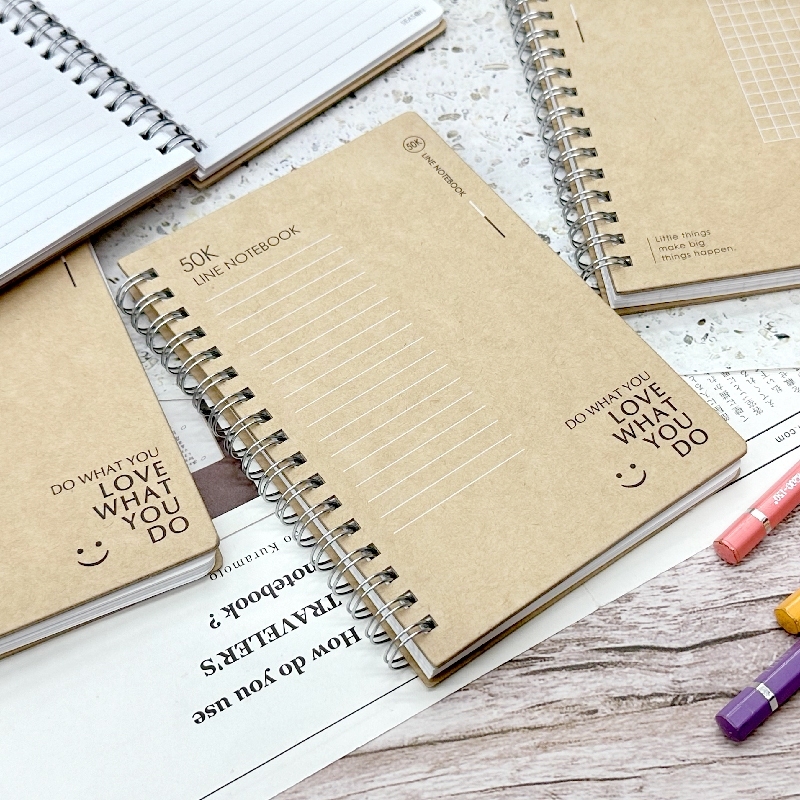 四季紙品 筆記牛皮雙圈50K【BJC51205 BJC54206 BJC58204】