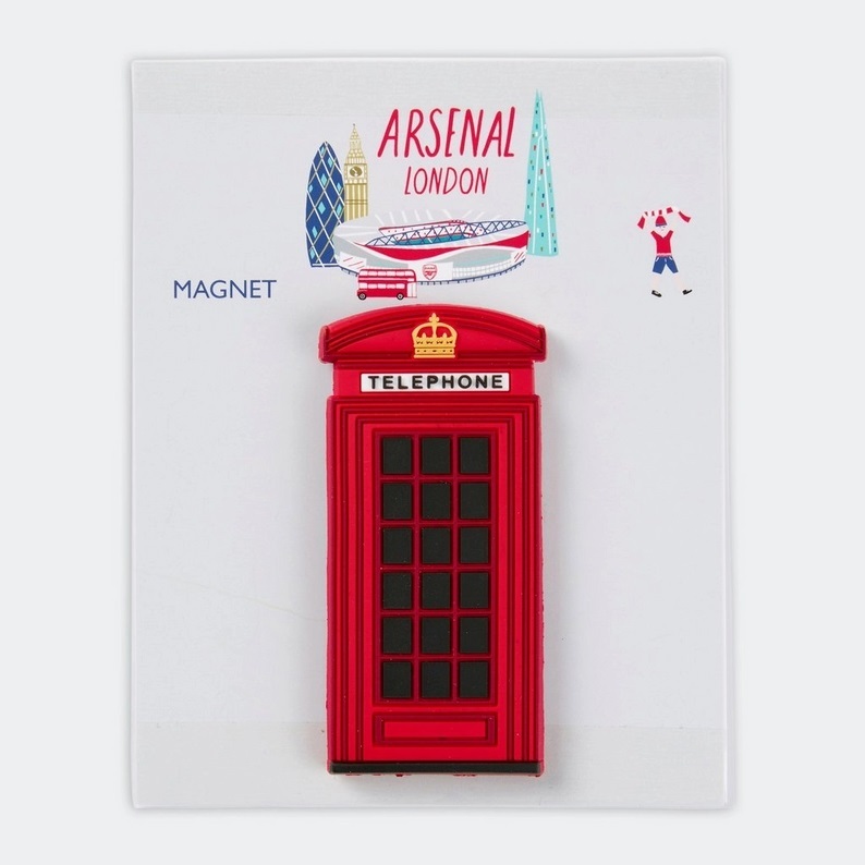 阿仙奴倫敦電話亭磁石貼