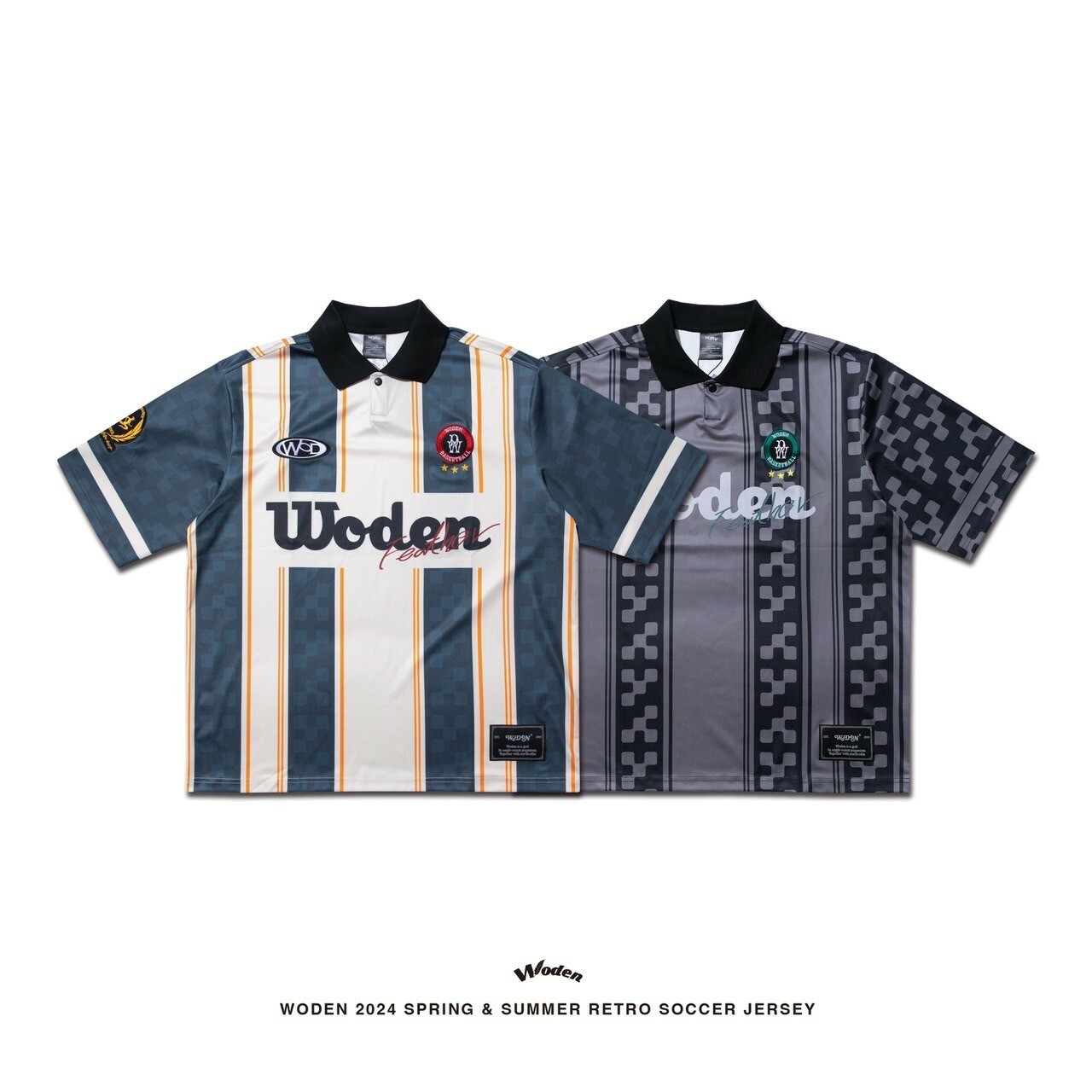 WODEN 2024 Spring & Summer 008 Retro Soccer Jersey