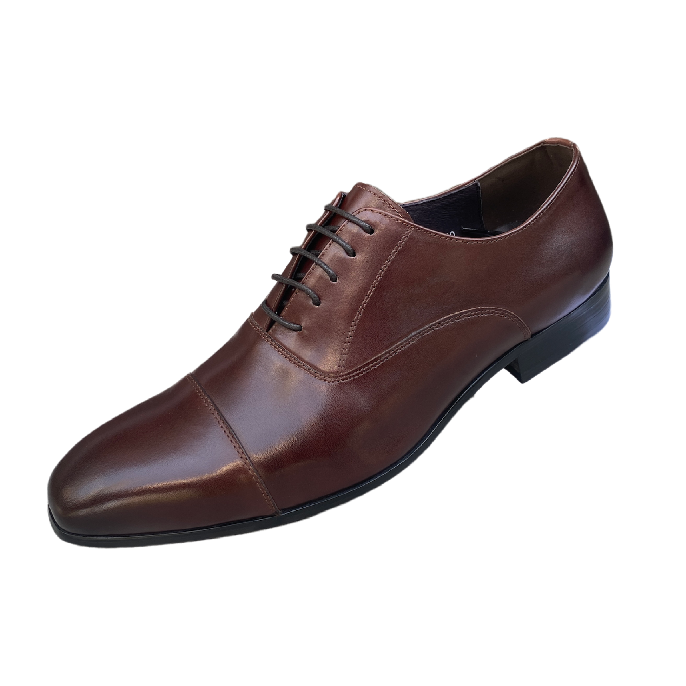 Revic 男裝皮鞋 | OF-24T｜棕色橫式牛津皮鞋