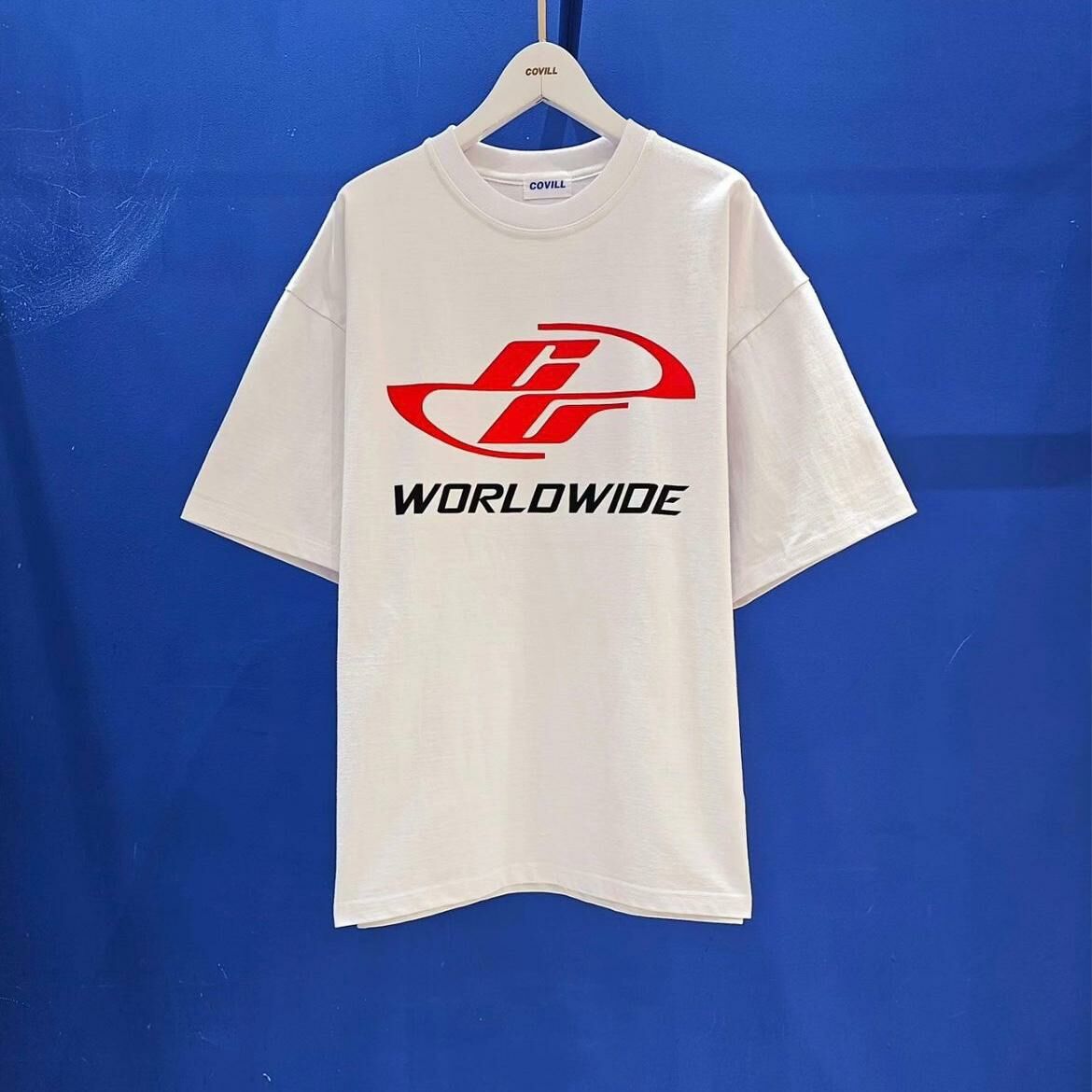 英文字圖案短袖Tee COVILL-095T