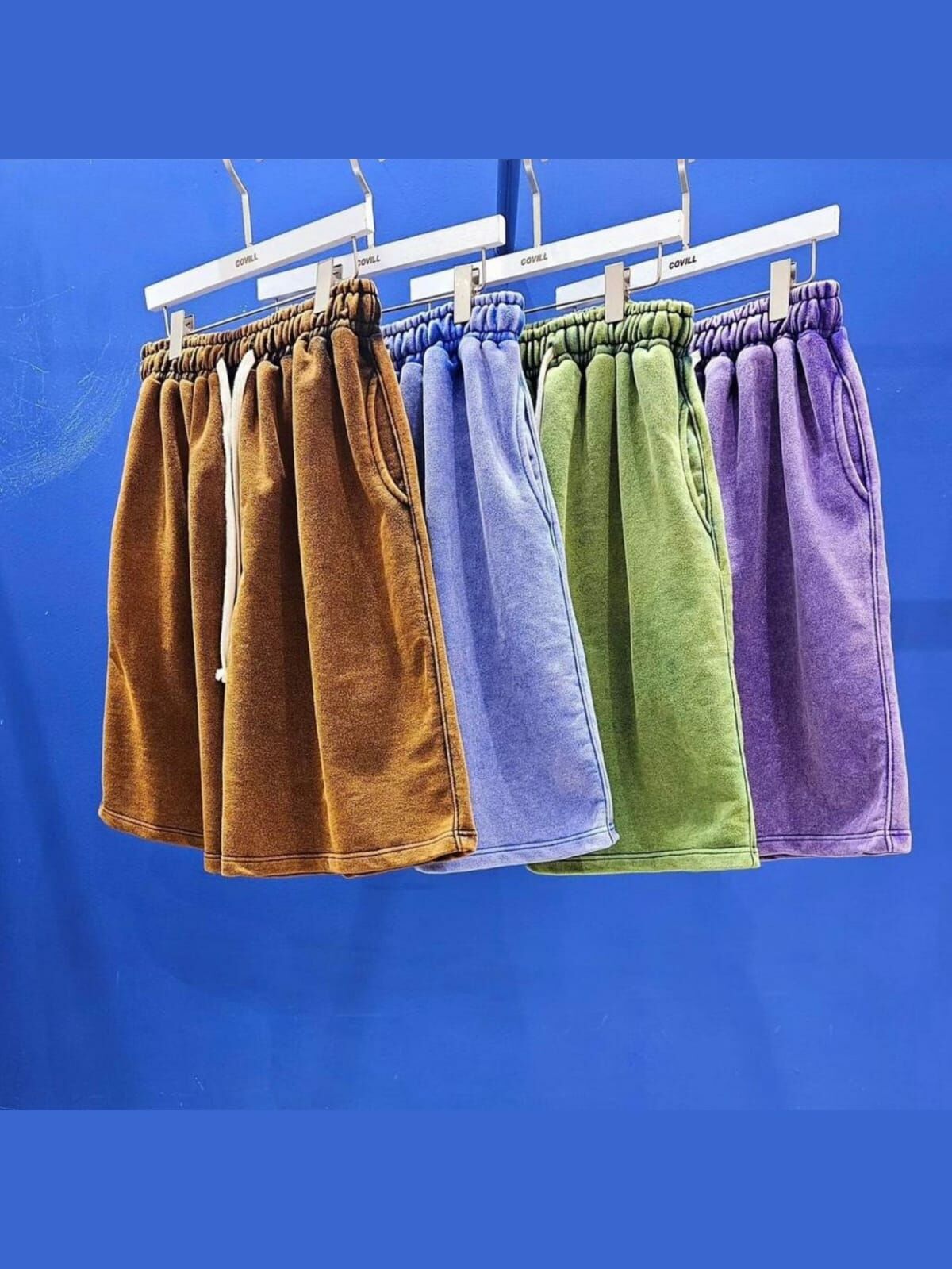 洗水淨色短褲 COVILL-097P