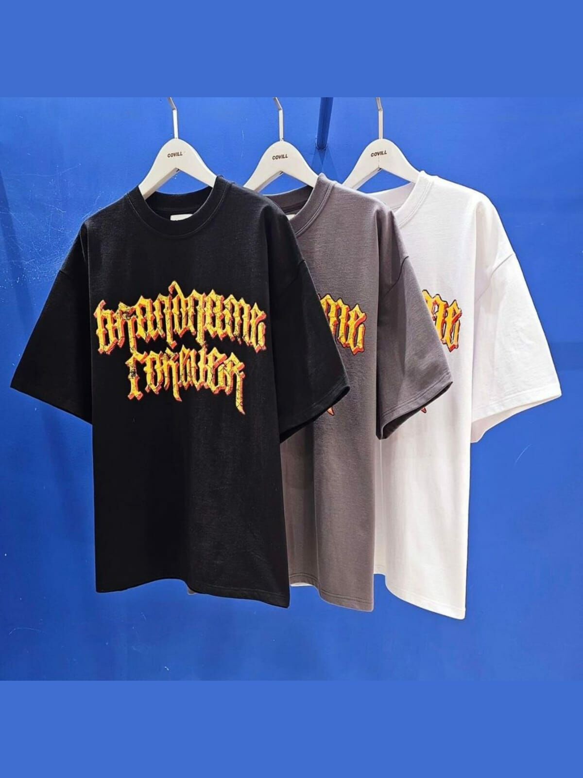 英文字短袖Tee COVILL-099T