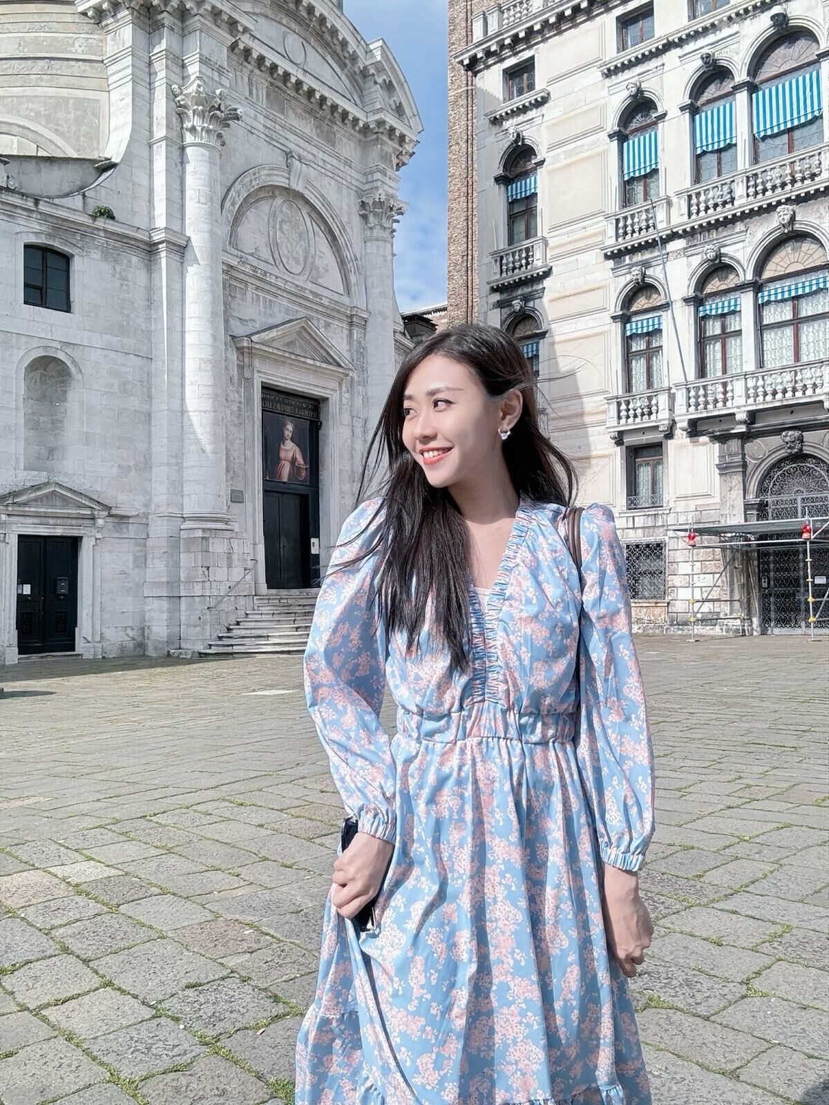 OP#5928 🤍印印碎花連身裙