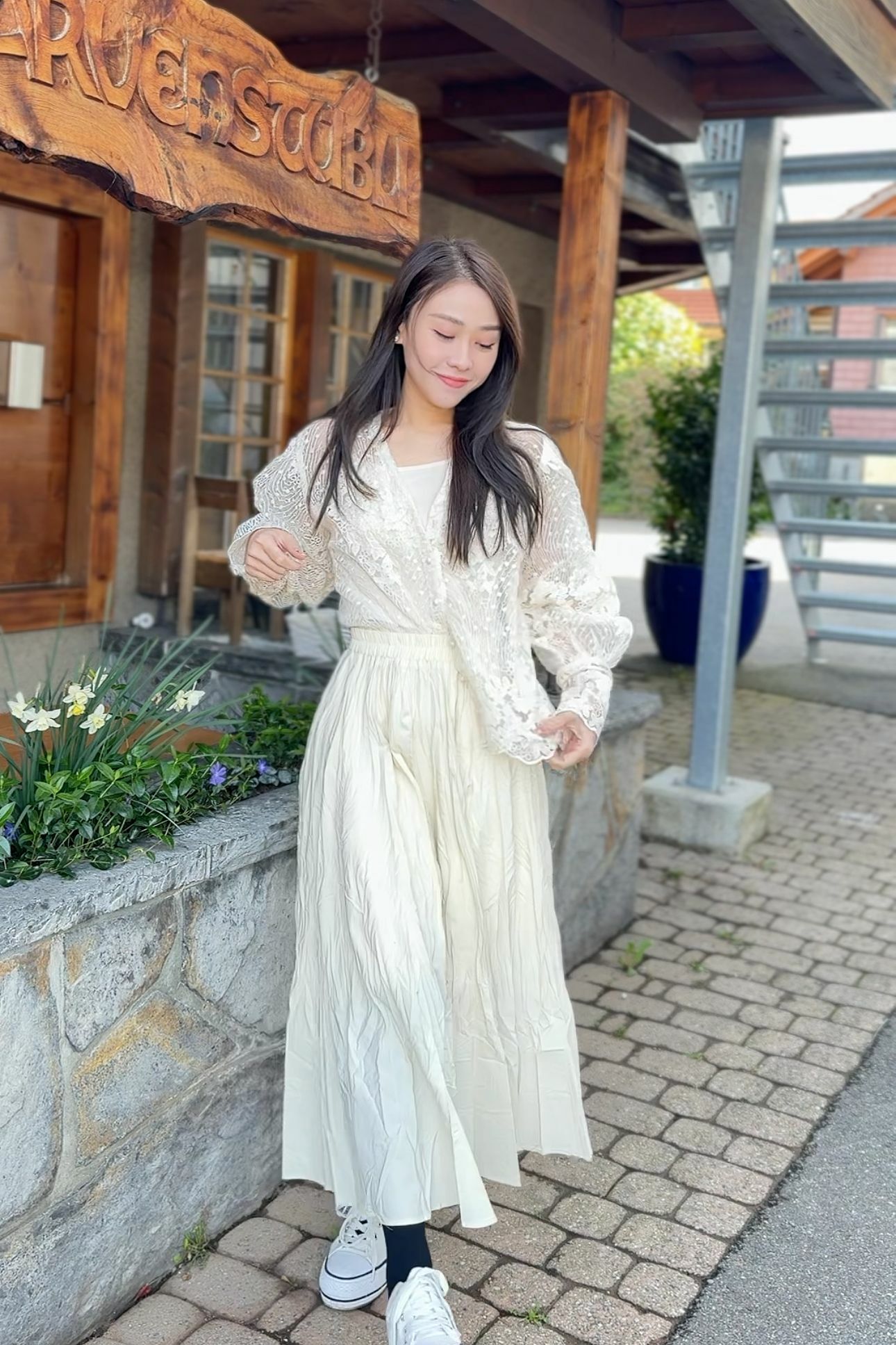 TOP#5925 🤍窗外飄雪上衣