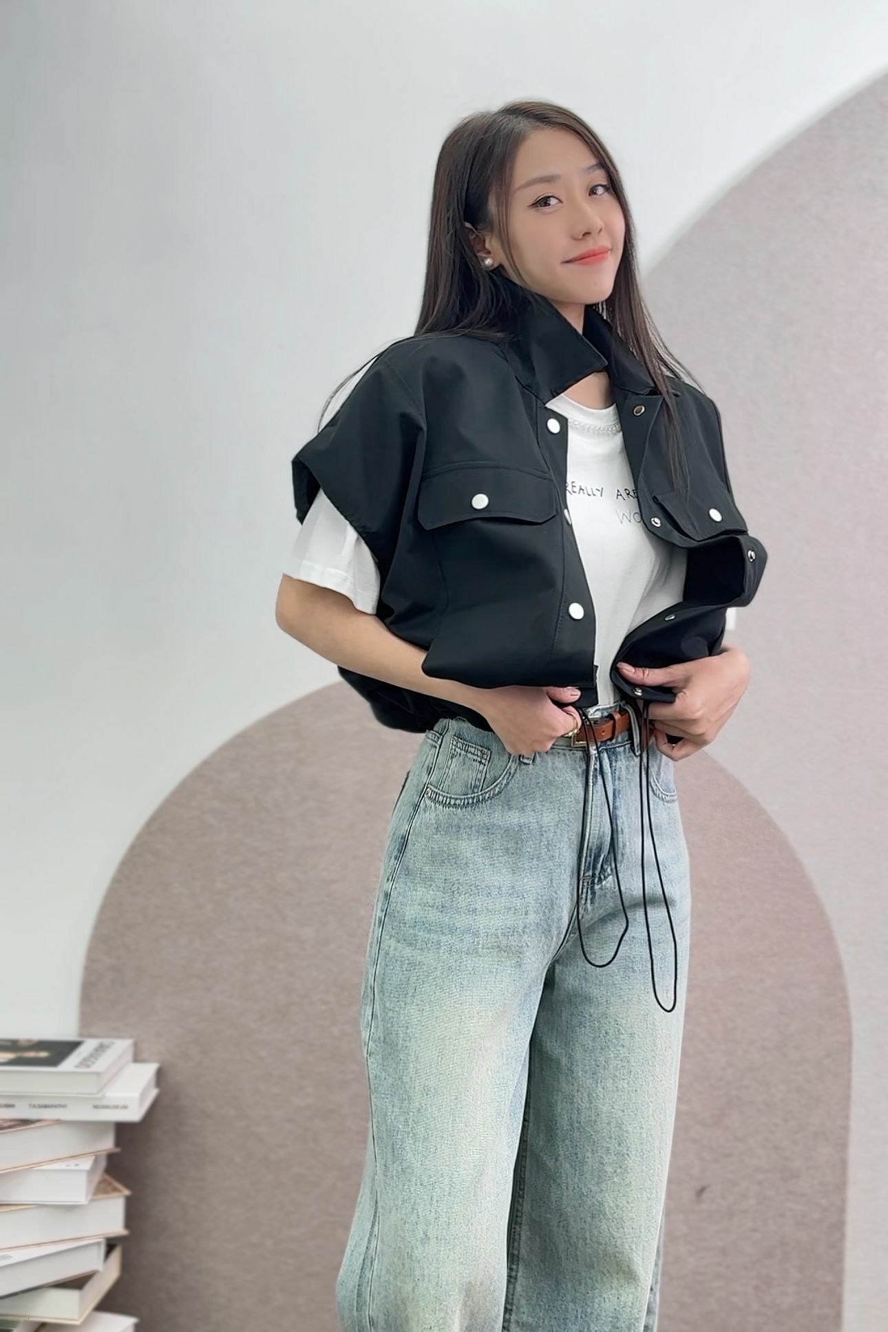 JK#5934 🤍外面蝙蝠外套