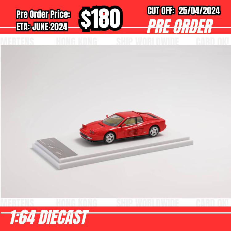 RS-$180  * XF Model * 1:64 Testarossa Red [OD13/04]