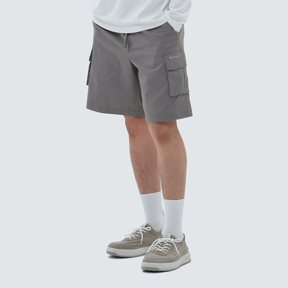 【現貨零碼折扣】snow peak Clend Woven Cargo Shorts 24SS雙口袋短褲（寬版）S24MUDHP14