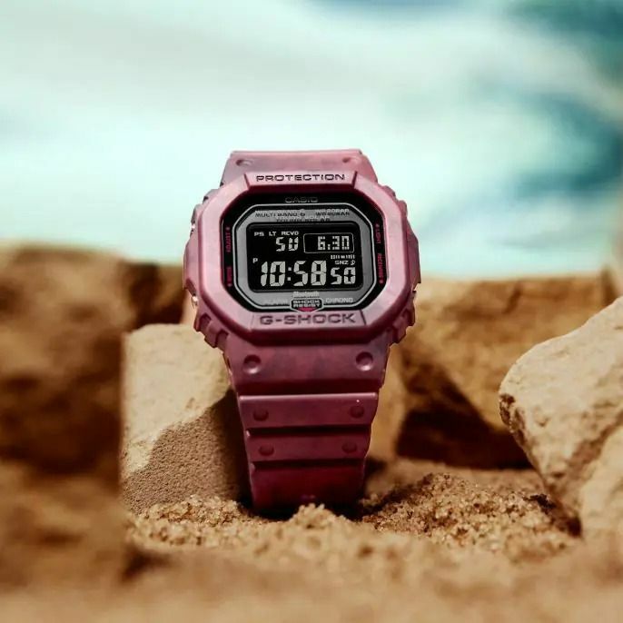 Casio G-Shock GW-B5600SL-4 太陽能 電波 藍芽 手錶 (香港行貨)