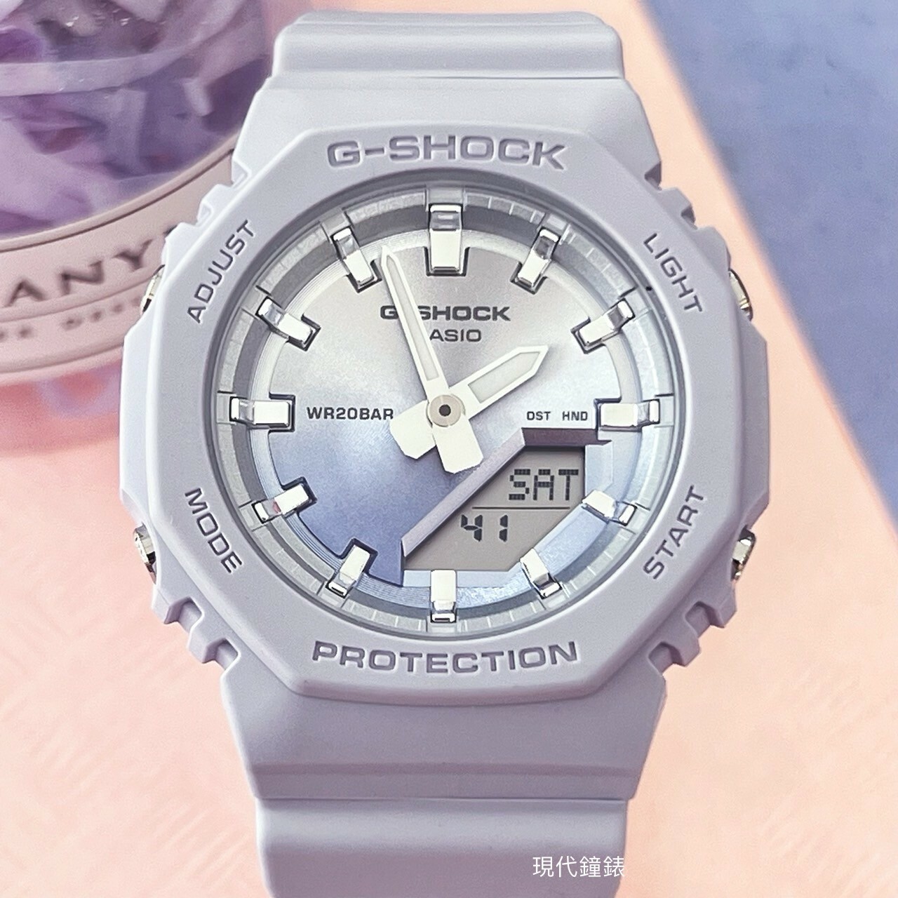 【G-SHOCK】夏季日落雙顯腕錶GMA-P2100SG-2A 40.2mm 現代鐘錶