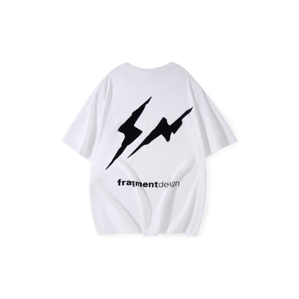 聯名 Dryworld X Fragment Design 胸口小閃電 背後大閃電 藤原浩 短袖 短T TEE Z-RHML240T1036