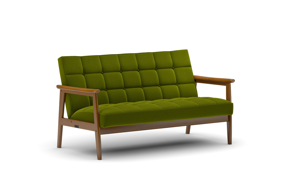 K CHAIR 雙人沙發 / 綠絨
