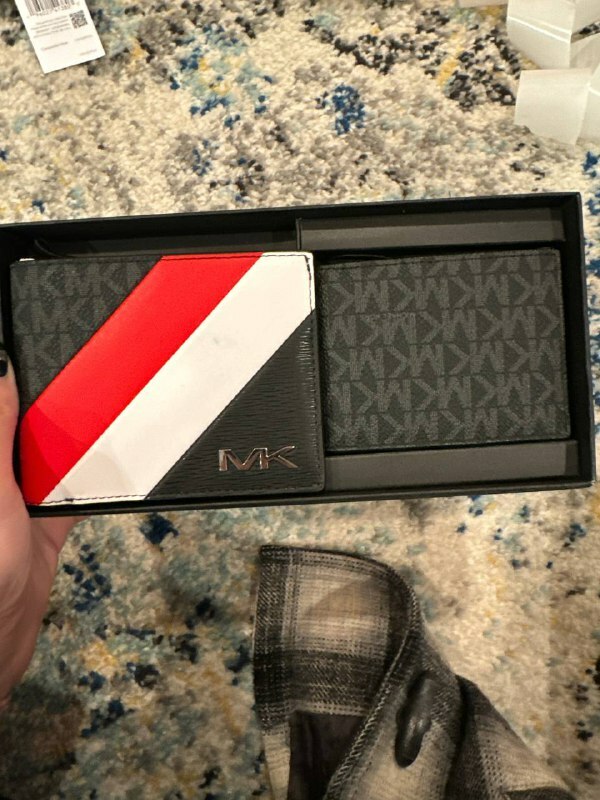 [S] MICHAEL KORS 36F3GFLF1B GIFTING 3 IN 1 WALLET BOX SET,DARK SANGRIA, 196237099402 (SMK915)