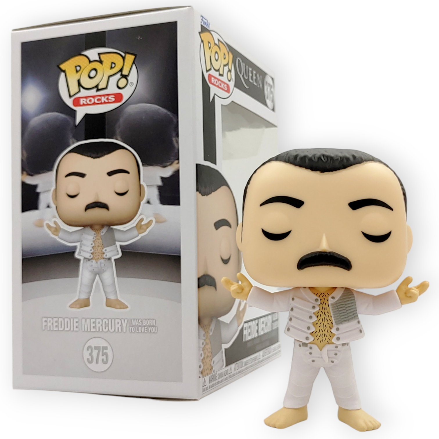 FUNKO POP<Queen>Freddie Mercury(From I Was Born to Love You造型)-No.375