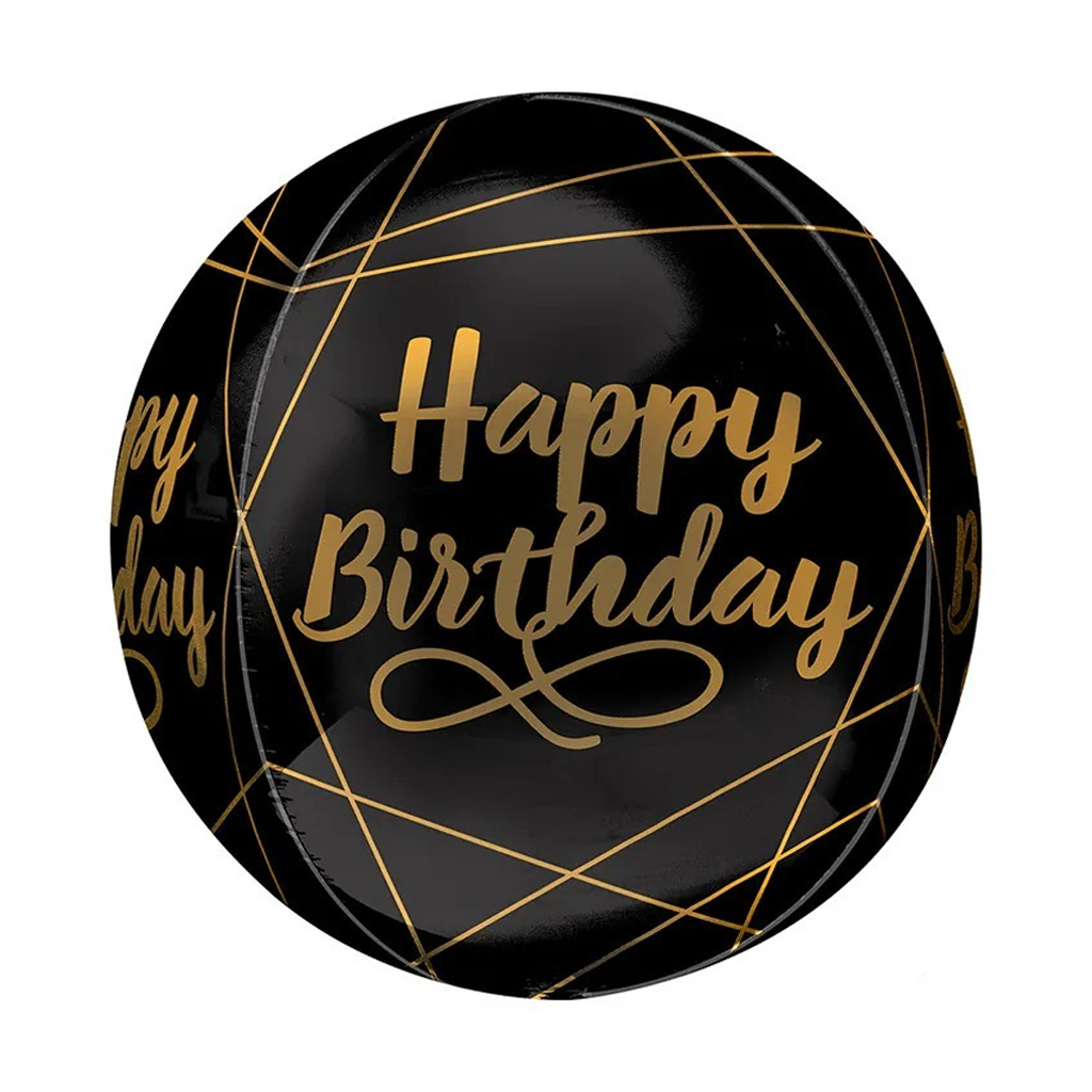 生日單品丨立體圓球-黑金時尚