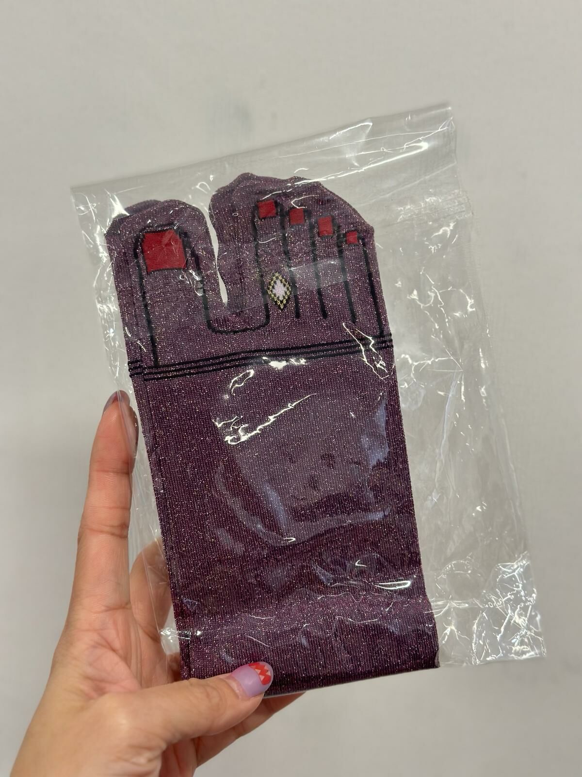 JP 扮腳指閃閃socks