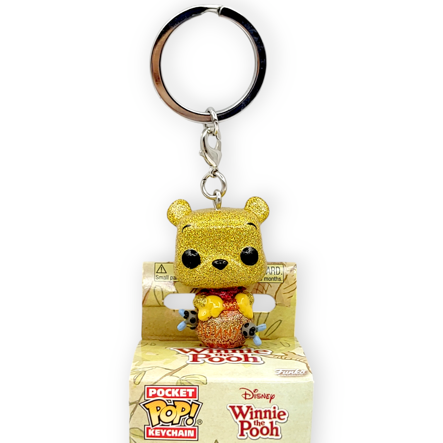 FUNKO<小熊維尼>小熊維尼_蜜糖罐(鑽石版)鎖匙扣