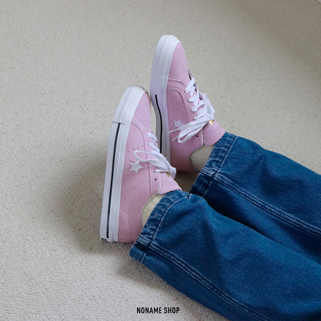 CONVERSE ONE STAR PRO 麂皮 丁香粉 (男/女款)