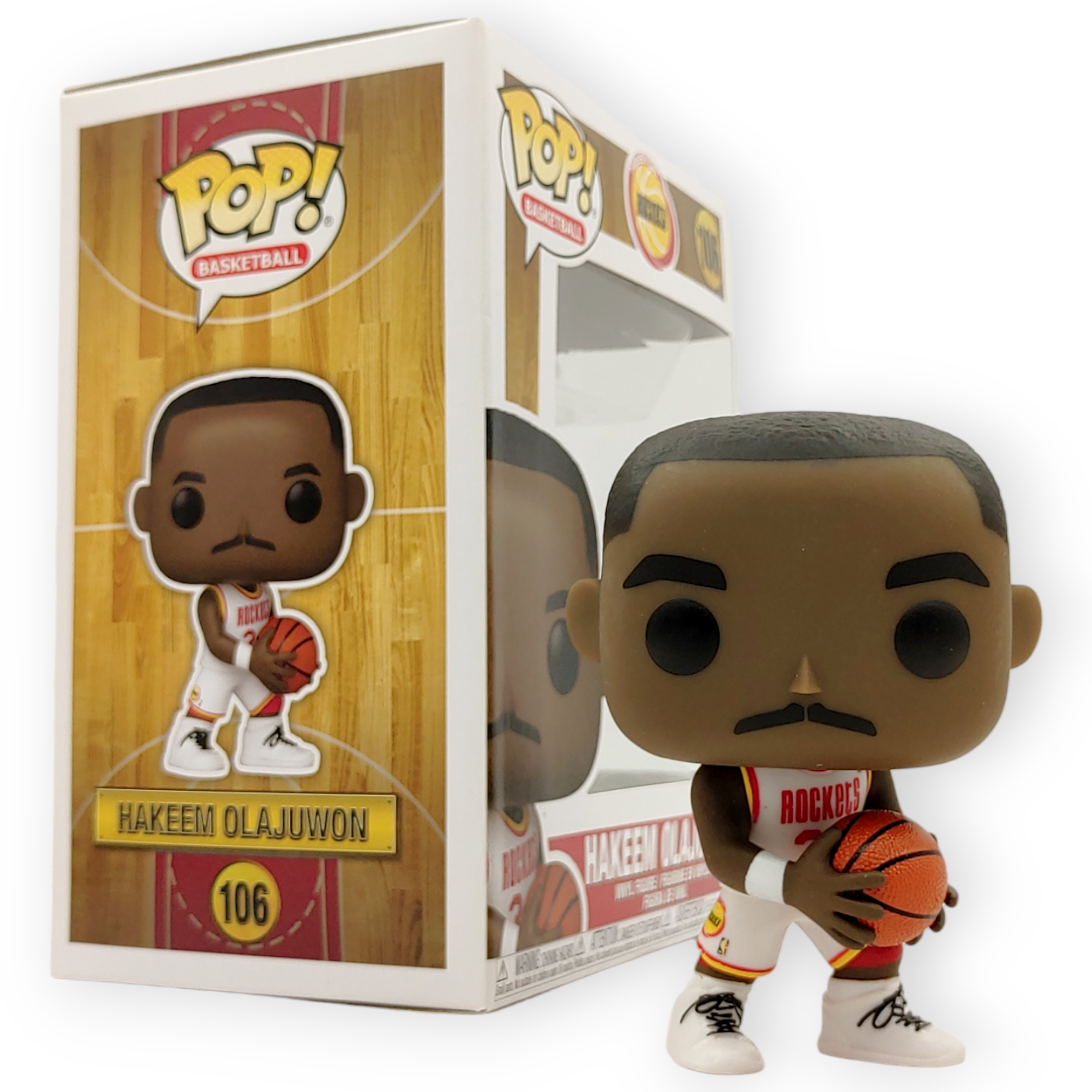 FUNKO POP<經典NBA>侯斯頓火箭_哈金.奧拉祖雲-No.106